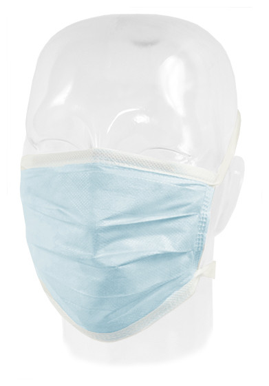 Dukal Aspen Precept Lite Pouch Surgical Mask – Wider Facial Coverage, Soft Horizontal Ties, Latex – Free