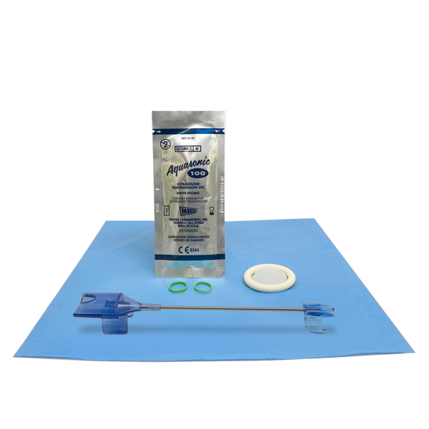 Dukal Aspen Endocavity Needle Guide Procedure Kit – Single-Use, Sterile, 3.5 cm x 20 cm Latex Cover