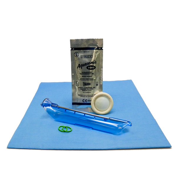 Dukal Aspen Endocavity Needle Guide Procedure Kit – Single-Use, 3.0° Angle, Latex, 3.5 cm x 20 cm Cover