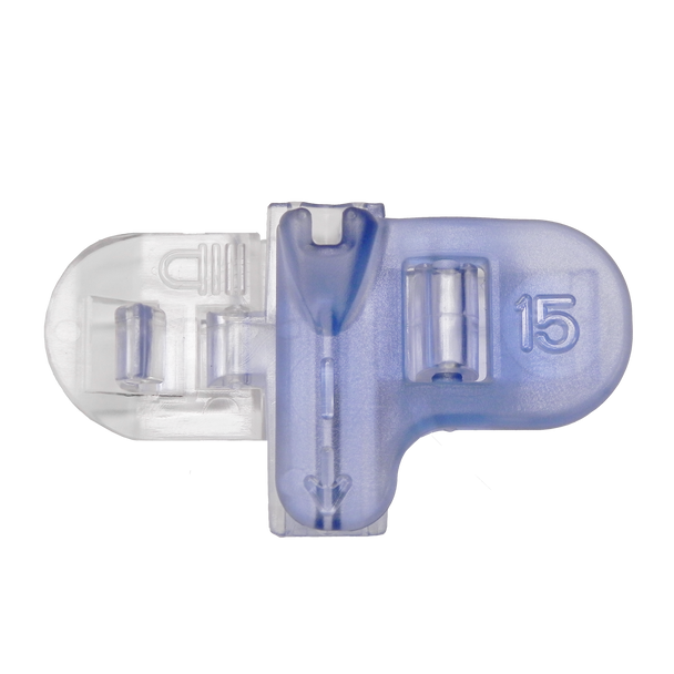 Dukal Director Needle Guide – 15 Gauge, Single-Use, EO Sterile, Large Funnel for Easy Placement, Quick-Release