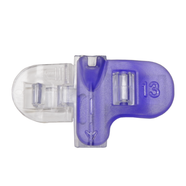 Dukal Director Needle Guide – 13 Gauge, Single-Use, EO Sterile, Latex-Free, Quick-Release, Large Funnel Design