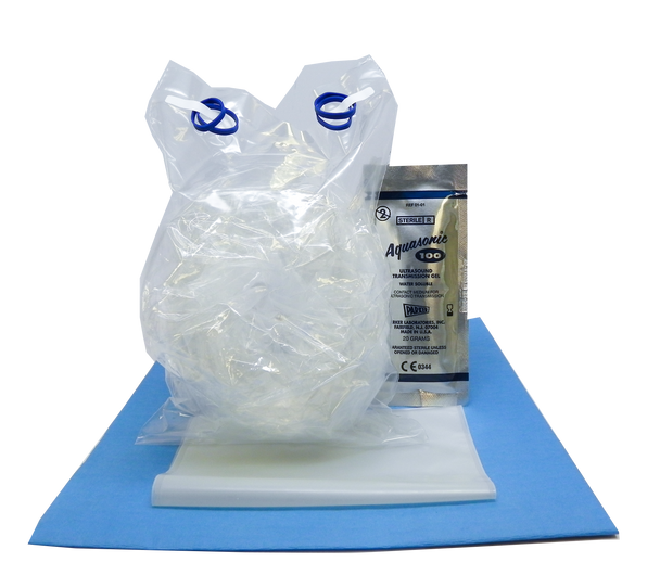 Dukal Aspen Accordion Probe Cover Kit – 6-3 x 96 in, Sterile, Polyethylene, Latex-Free, Single-Use