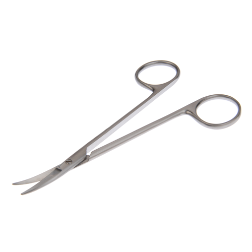 Dukal Symmetry Knapp Dissecting Scissors – Curved, Blunt/Blunt Tips, 4 3/4 in Length, Reusable Ophthalmic