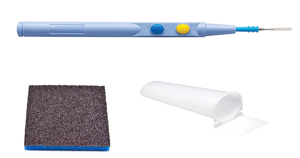 Dukal Aspen Bovie Electrosurgical Pencil – Disposable, Hand-Activated, Button Switch, Sterile, Includes Blade