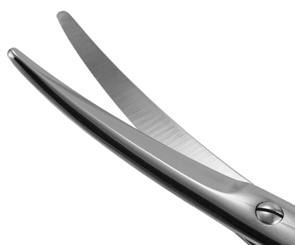 Dukal Aspen Mayo Curved Serrated Scissors – 6 3/4 in Length, Reusable, Latex-Free Construction