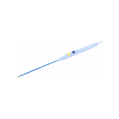 Dukal Olsen Electrosurgical Pencil – Disposable Hand-Activated Button Switch, Extendable Coated Blade