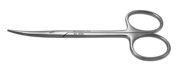 Dukal Aspen Stevens Tenotomy Scissors – Curved, 4 1/2 in Length, Reusable, Latex-Free Construction