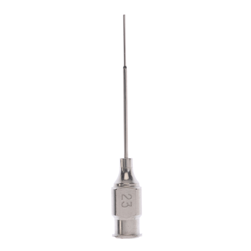 Dukal Aspen Lacrimal Cannula – Straight 23 Gauge, 1.5 in Length, Reusable, Latex-Free for Ophthalmic Surgery