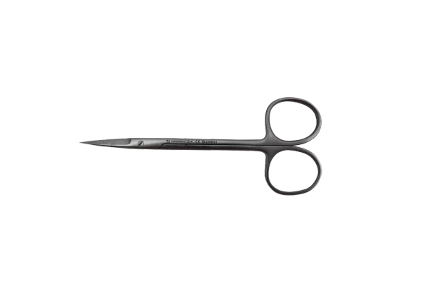 Dukal Aspen Iris Scissors, Straight – 4 3/8 in Length, Reusable, Latex-Free, Ophthalmic Surgery