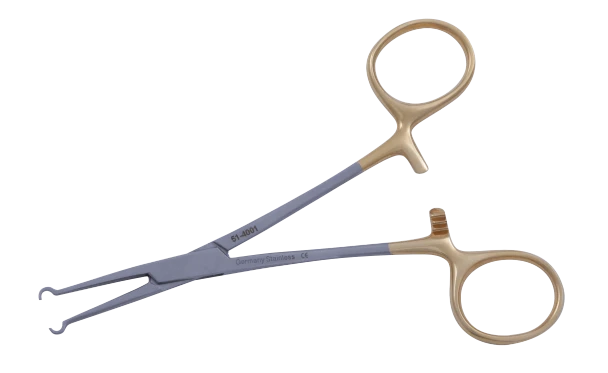 Dukal Aspen Vasectomy No-Scalpel Ring Clamp – 15 Gauge, 5 1/2 in Length, Reusable, Latex-Free