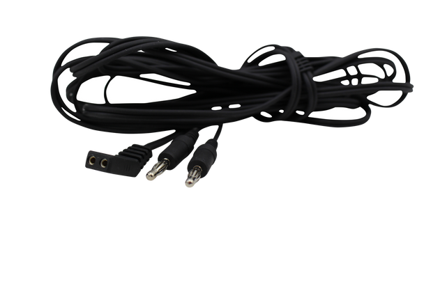 Dukal Olsen Bipolar Cord – Standard Twin Pin, 45° Angled Plug, Reusable, Non-sterile, 12 ft Length