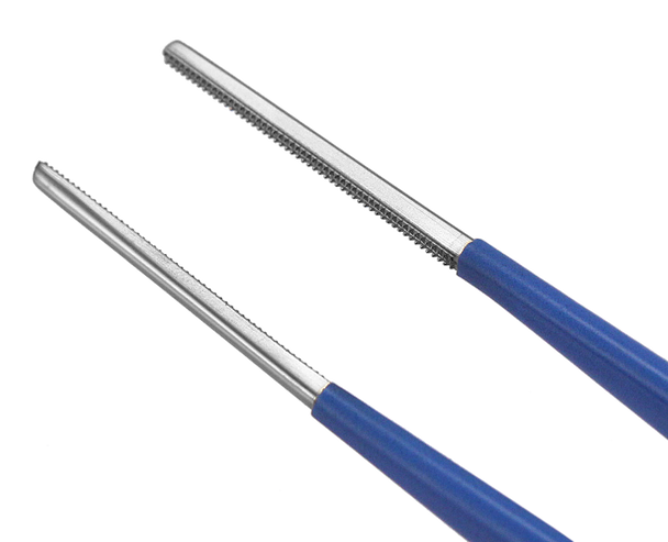 Dukal Aspen Foot Activated Potts-Smith Monopolar Forcep – Exposed Top, Reusable, 7.75 in, Serrated Straight