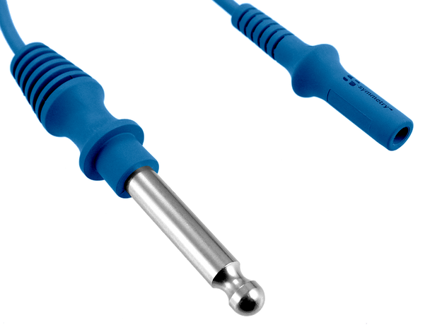 Dukal Olsen Monopolar Cord – 4mm Active Cord, 10 ft Length, Sterile, Single-Use, Lifespan: Single-Use