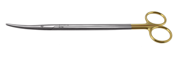 Dukal Aspen Metzenbaum Curved Scissors – Tungsten Carbide, Regular Tip, 9 1/4 in Length, Reusable
