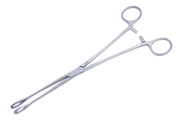 Dukal Aspen Foerster Straight Serrated Forceps – 9 3/4 in Length, Reusable, Latex-Free, General Surgery
