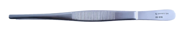 Dukal Aspen Tissue Forceps – 2x3 Teeth, 6 1/4 in Length, Reusable, Latex-Free Construction