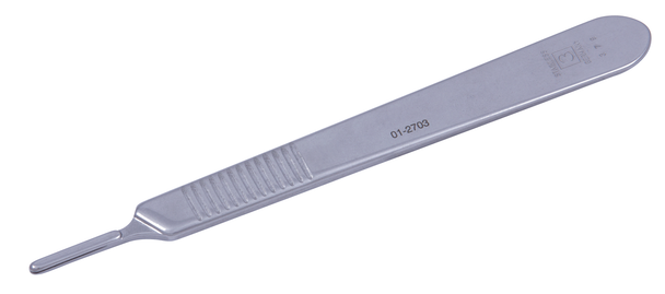 Dukal Symmetry Knife Handle – Standard #3, 5 in Length, Reusable Surgical Instrument for General Surgery