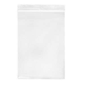 Medgen Reloc – Zippit Zip Closure Bags – 4mil Plain No Print, 10 X 12 in, Clear, , – 100/pack