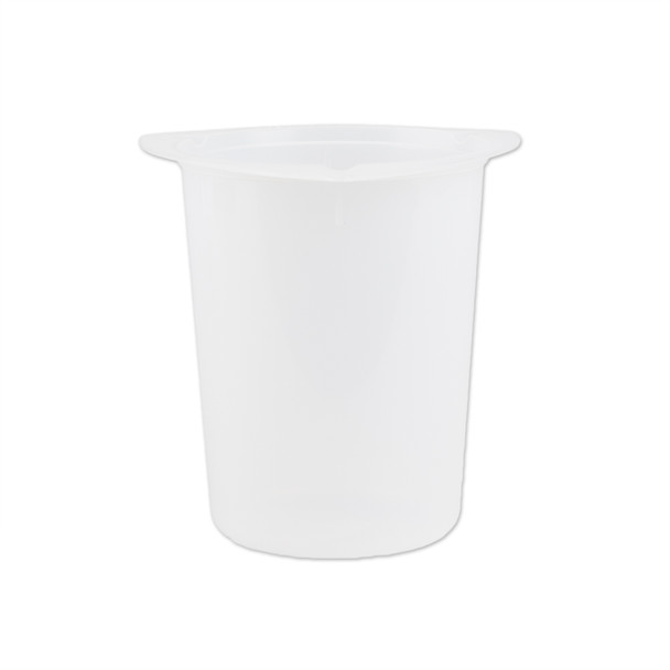 Medgen Tri-Pour Beakers and Paper Lids – 26 oz (800 mL) Capacity, Translucent, 100/case Packaging