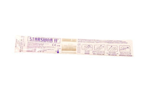 Medgen Amies Starswab II Amies Clear Rayon Swab – Sterile, Single Magenta Cap, 10 Bags of 50 Each, 500/Case