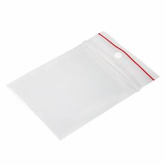 Medgen Minigrip Red Line Zip Closure Bags – 4mil Thickness, 2.5 x 3 in, Clear, Double Zipper, 1000/case