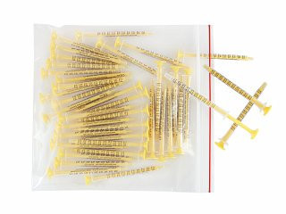 Medgen Minigrip Red Line Zip Closure Bags – 8 X 8 in, 2 Mil Thickness, Liquid – Tight Double Zipper, Clear