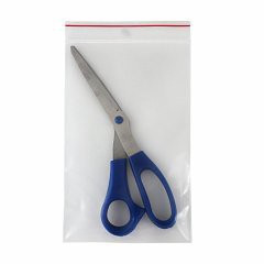Medgen Minigrip Red Line Zip Closure Bags – 2 Mil Plain No Print, 5 X 8 in, Liquid – Tight Double Zipper