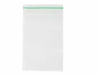 Medgen Minigrip Biodegradable Zip Closure Bags – 2 Mil Thickness, 5 x 7 in, Clear, 100/pack, Writable Block