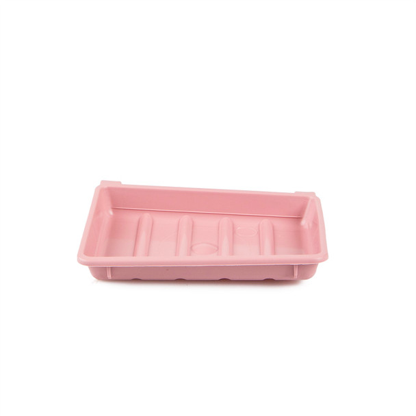 Medgen Snap-On Soap Dish – Dusty Rose Color, 3.8 x 2.8 in Size, 500 per Case, Wash Basins and Soap Dishes