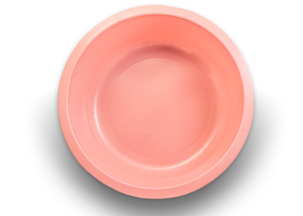Medgen Wash Round Wash Basin – 6 qt (5.7 L) Capacity, 13 x 3.9 in Size, Dusty Rose, 50/Case