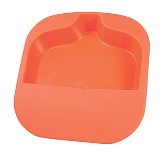 Medgen Bedpans-Bariatric Bedpan – 750 lb Weight Capacity, 2 qt Capacity, 15.75 × 14.75 × 2.75 in Dimensions