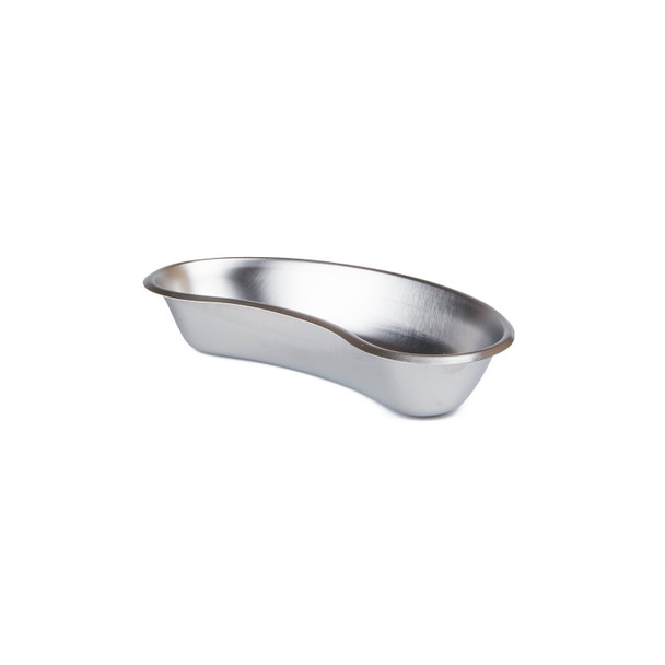 Medgen Emesis Stainless Steel Emesis Basin – 56oz/1700mL Capacity, 12 1/8 x 6 1/2 x 2 1/2 in, Steam