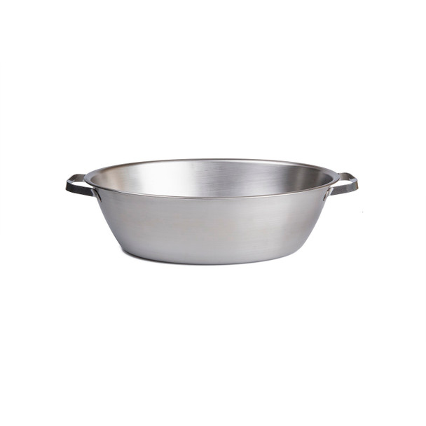 Medgen Wash Stainless Steel Wash Basin – 10.57 qt Capacity, 15.94 x 5.32 in, Sterilizable to 275°F