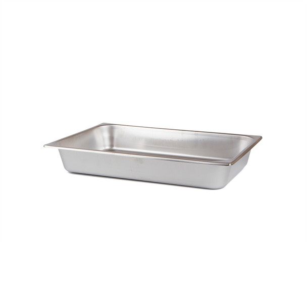 Medgen Full Stainless Steel Instrument Tray – 16 3/8 x 9 3/4 x 2 1/2 in, 5 qt/4.7 L Capacity, Steam