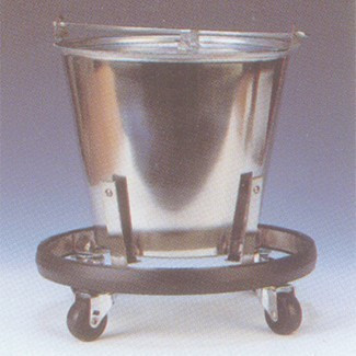 Medgen Kick Bucket Stand – Stainless Steel Construction, Compatible with Item 58130, Durable Medical Utility