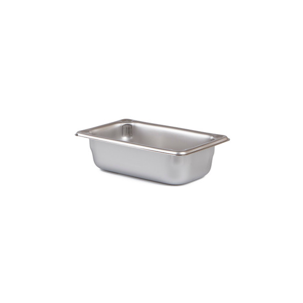 Medgen Medegen 1/9 Size Regular Instrument Tray – Stainless Steel, 6 7/8×4 1/2×2 1/2 in, 5/8 qt Capacity