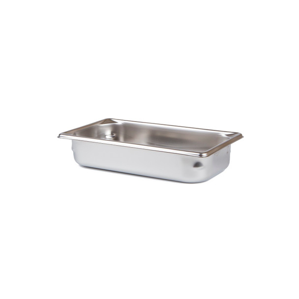 Medgen Medegen 1/3 Size Regular Instrument Tray – Stainless Steel, 6 7/8×12 3/4×2 1/2 in, 2 5/8 qt Capacity