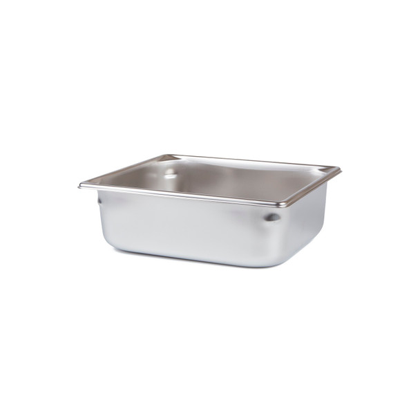 Medgen Medegen 1/2 Size Regular Instrument Tray – Stainless Steel, 6.75 Qt Capacity, 10 3/8×12 3/4×4
