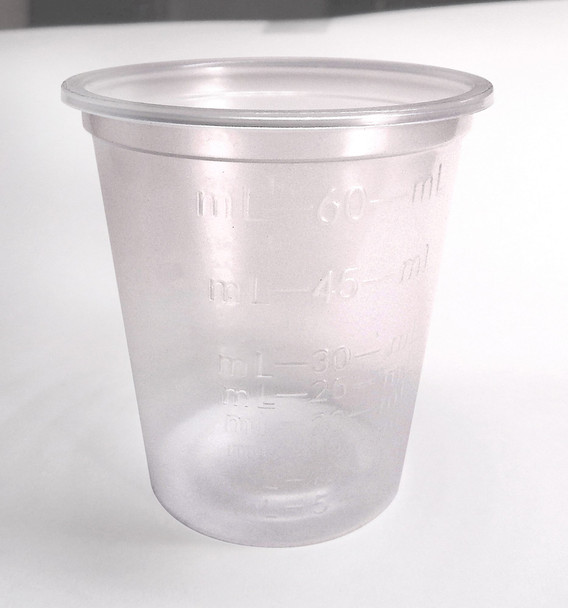 Medgen Economy Medicine Cups – 2 oz Capacity, Graduated Increments, 46 Sleeves of 25 Per Case