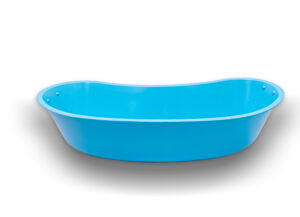 Medgen Emesis Basin – Sterilizable, Blue, 24 oz Capacity, 9.8×5.4×2.1 in, 24 per Case, 840 mL