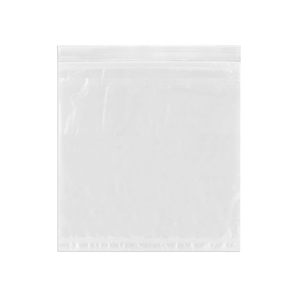Medgen Lab Utility Zip Closures – 6×6 in, Single Zip, Clear, No Biohazard Symbol, 1000/case