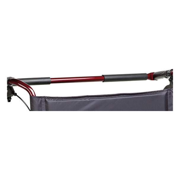 Drive Bariatric Aluminum Transport Chair – close-up of push bar padded grip