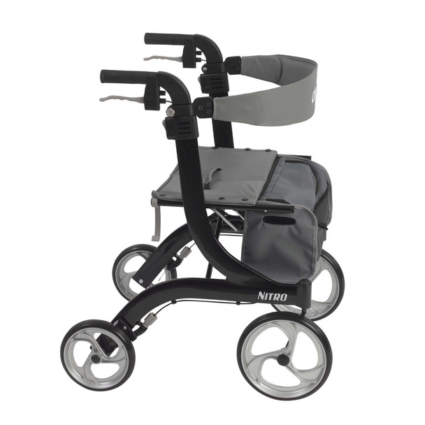 Drive Nitro Rollator 10 inch front caster close-up