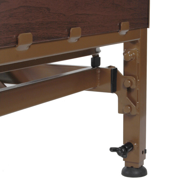 Drive Competitor II Manual Height Adjustable Bed frame and leg detail