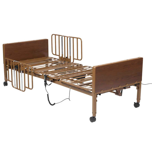 Drive Competitor II Semi Electric Bed with half rails fitted