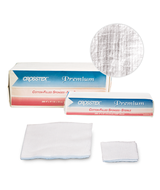 Crosstex PREMIUM Sterile Cotton-Filled Sponges Exodontia