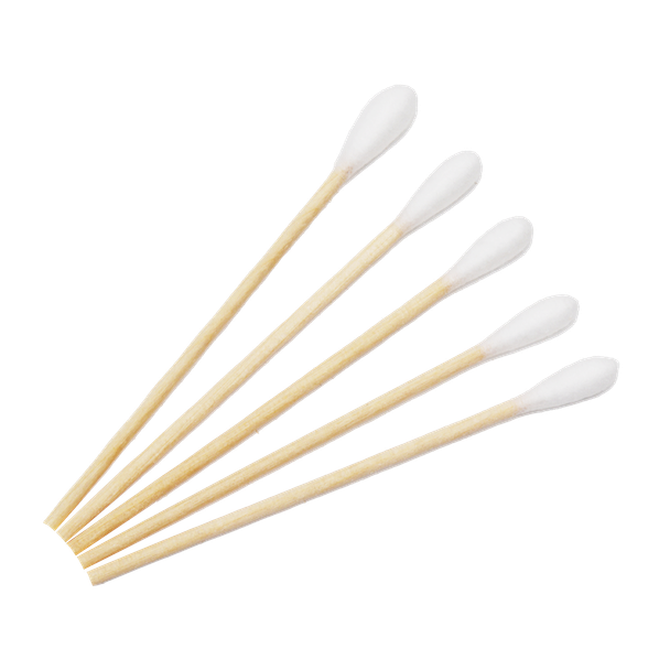 First Non-Sterile Cotton Tipped Applicators – 3" Wood Shaft, 100 Per Bag, 100/bg, For Workplace First
