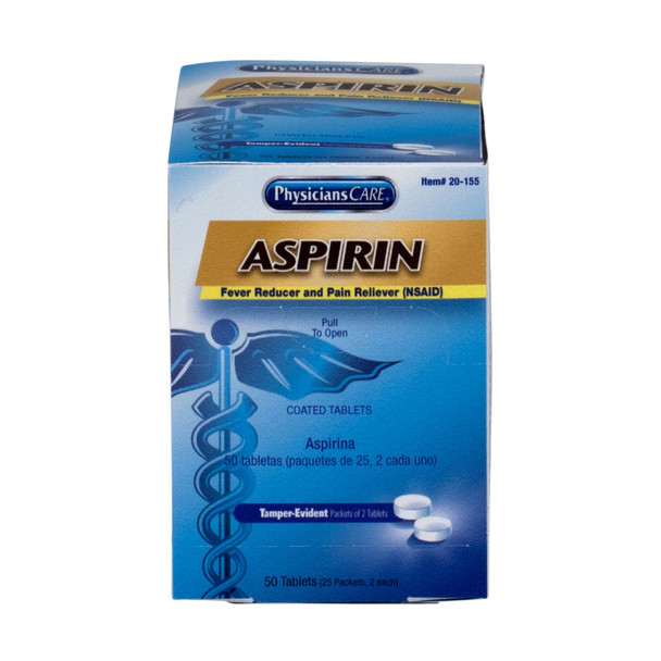 First PhysiciansCare Aspirin Tablets – 50 Count, 325mg, These Physicianscare Aspirin Tablets