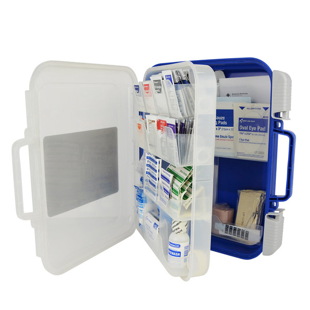 First 50 Person ReadyCare ANSI A Large First Aid Kit – Plastic Case, ANSI 2021 Compliant, For Workplace First