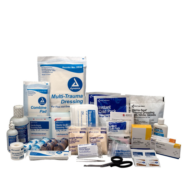 First First Responder Refill Pack for Kit 3500 – For Workplace First Aid and Injury Care, For Workplace First